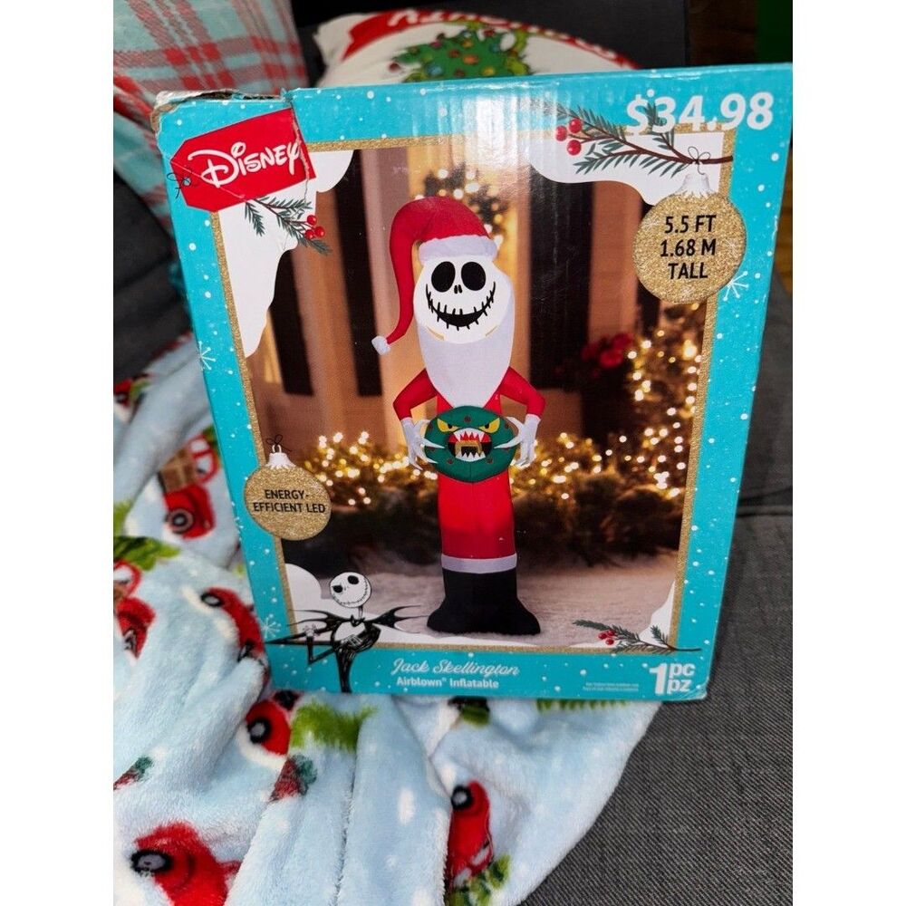 Jack Skellington air blown inflatable 5.5ft GB1